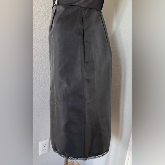 Vintage 50s/60s Keyline by Keystone Lace Slip Dress Small - Picture 3 of 10